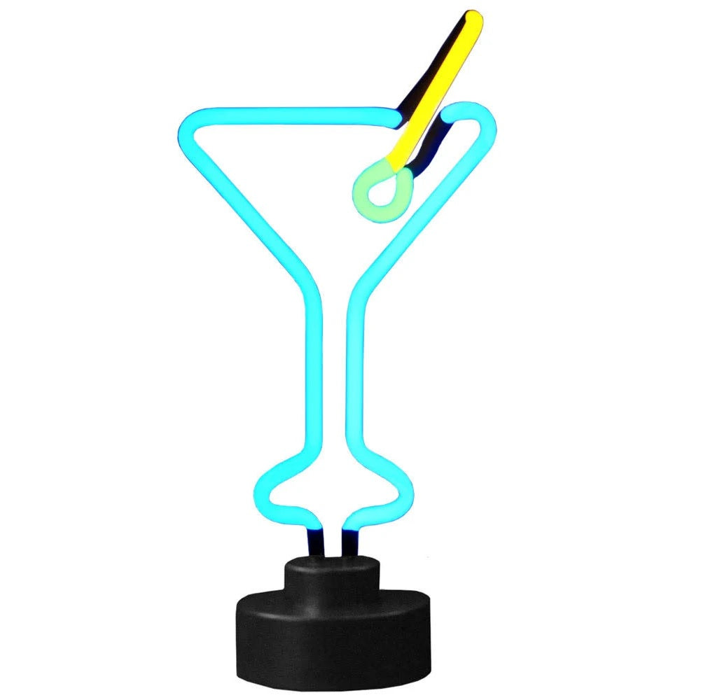 Neonetics Martini Glass Neon Sculpture