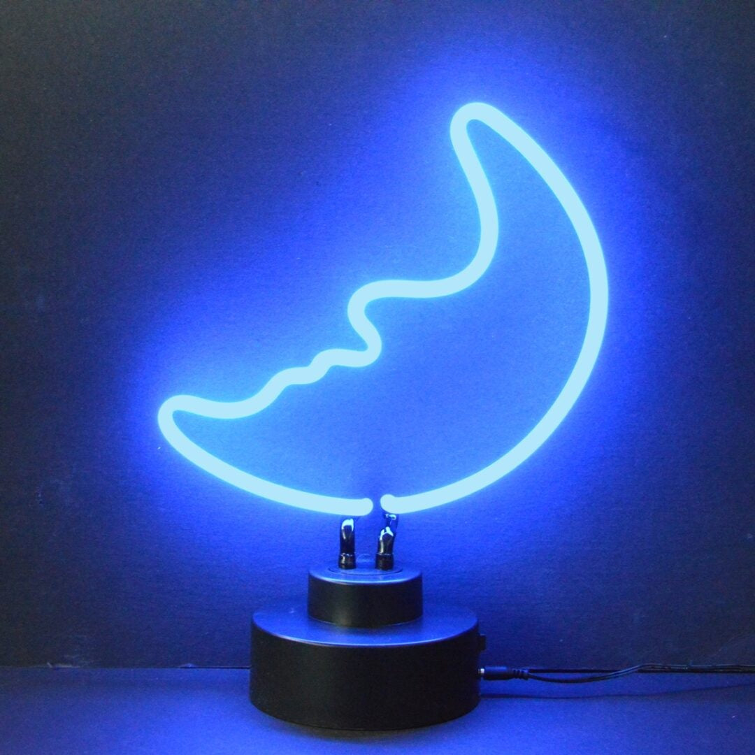 Neonetics Blue Moon Neon Sculpture