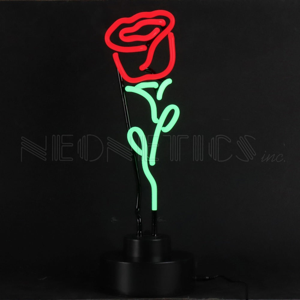 Neonetics Red Rose Neon Sculpture