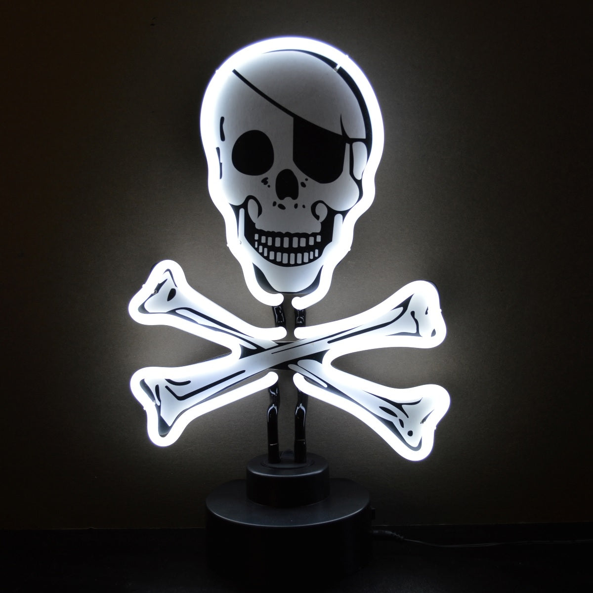 Neonetics Skull and Crossbones Neon Sculpture