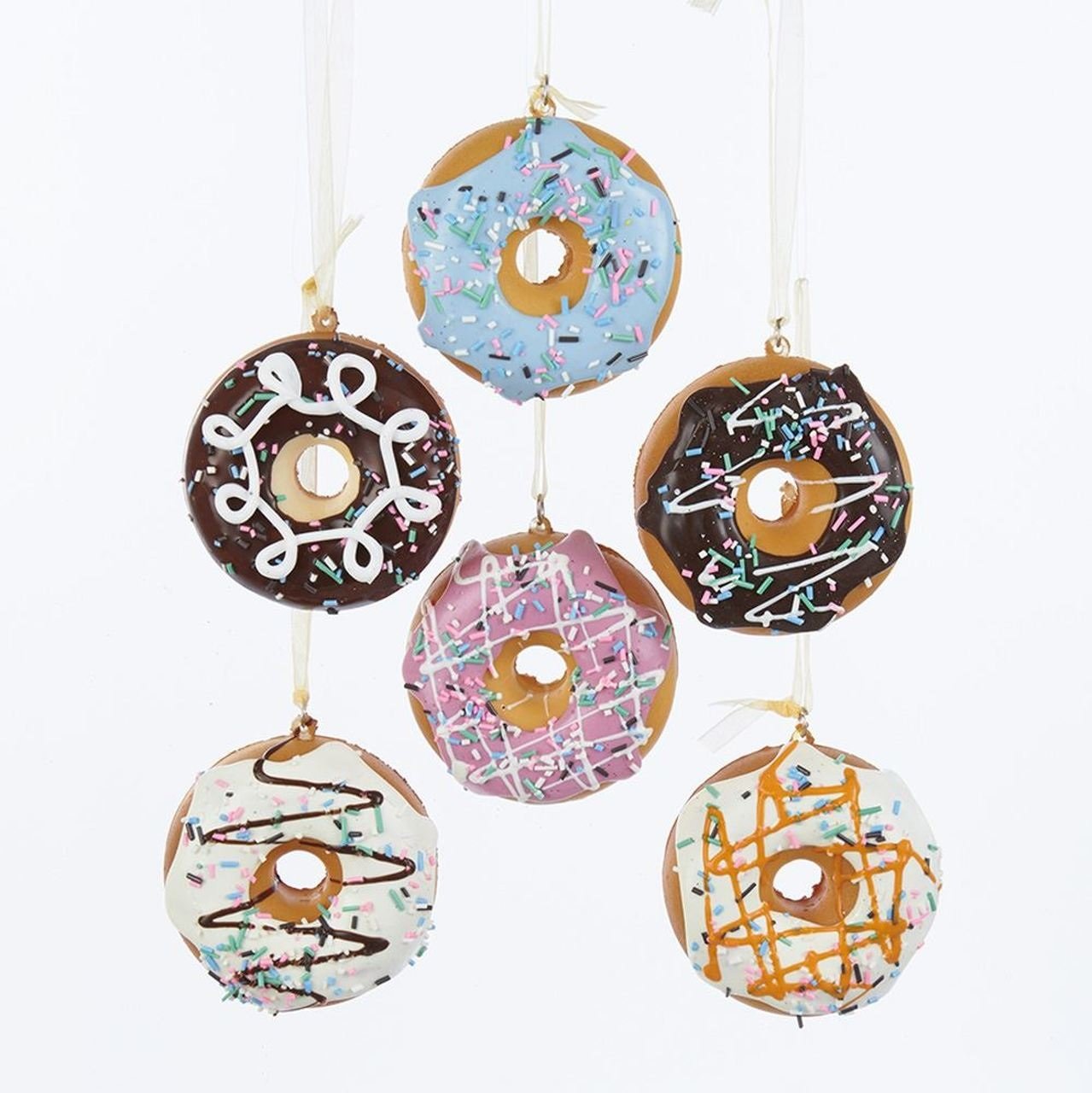 2.75" Frosted Donut Ornament
