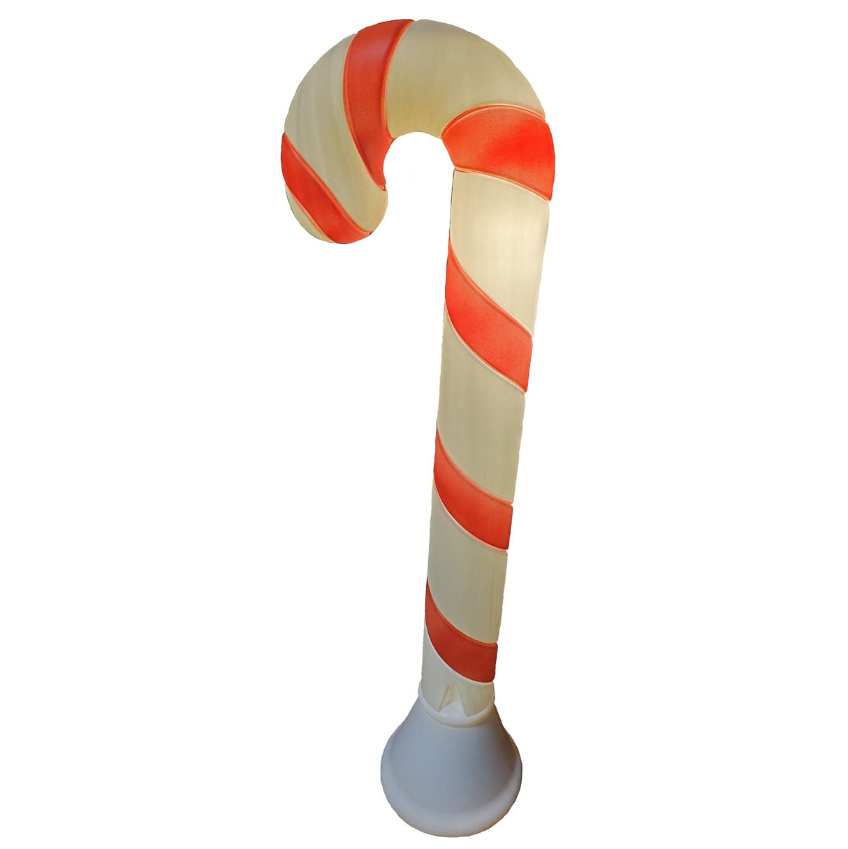 40" Lighted Vintage Candy Cane Blow Mold Christmas Yard Decoration