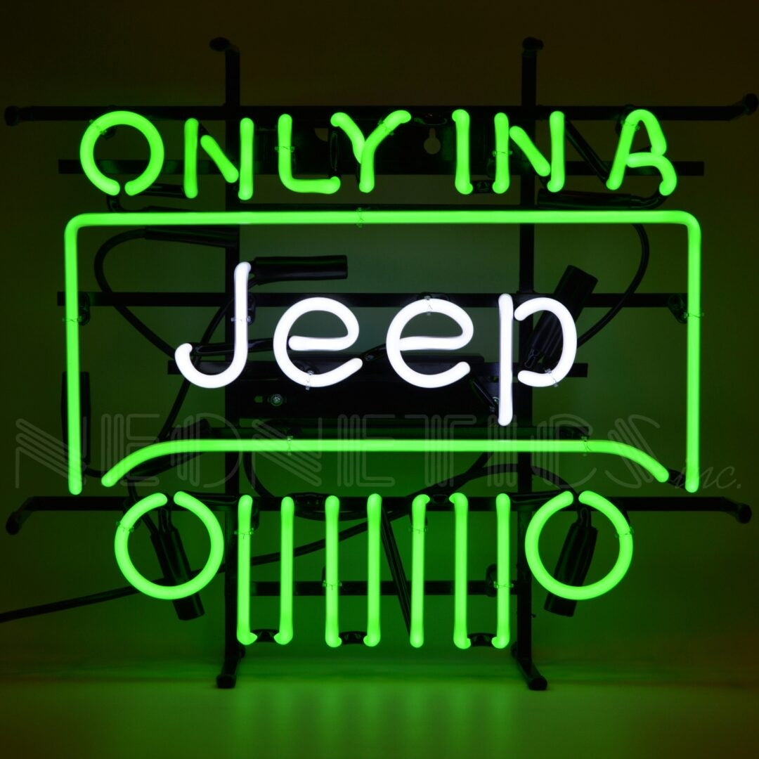 Neonetics Only in a Jeep Neon Sign