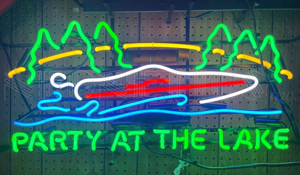 Neonetics Party at the Lake Neon Sign