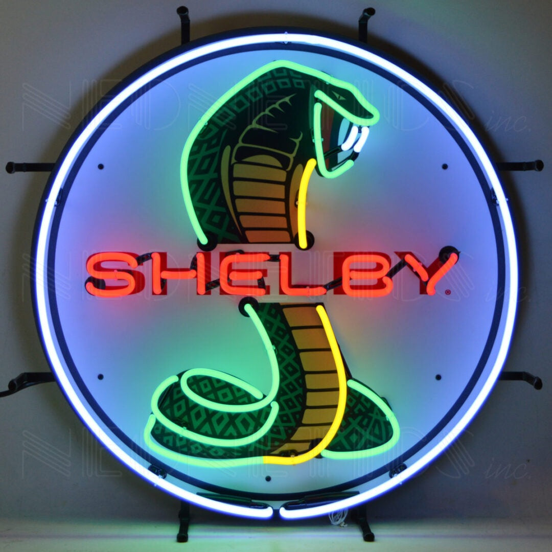 Neonetics Ford Shelby Cobra Circle Neon Sign