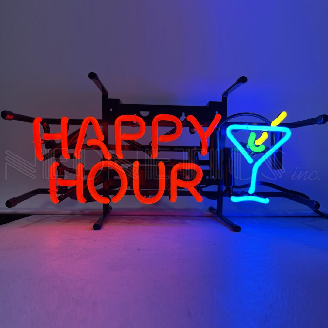 Happy Hour Premium Junior Neon Sign