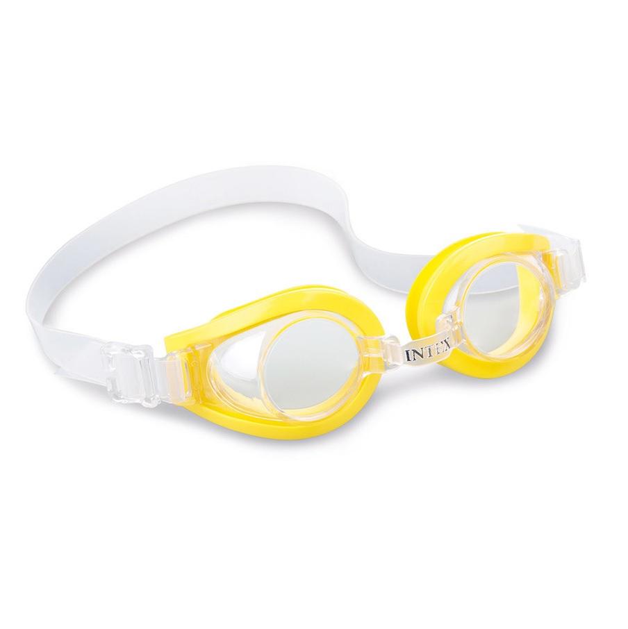 Yellow swim goggles.