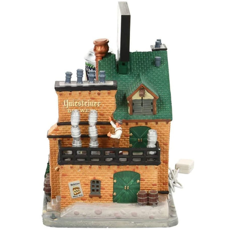 Porcelain lighted building for a Lemax Village tabletop display. Designed to look like a German bar