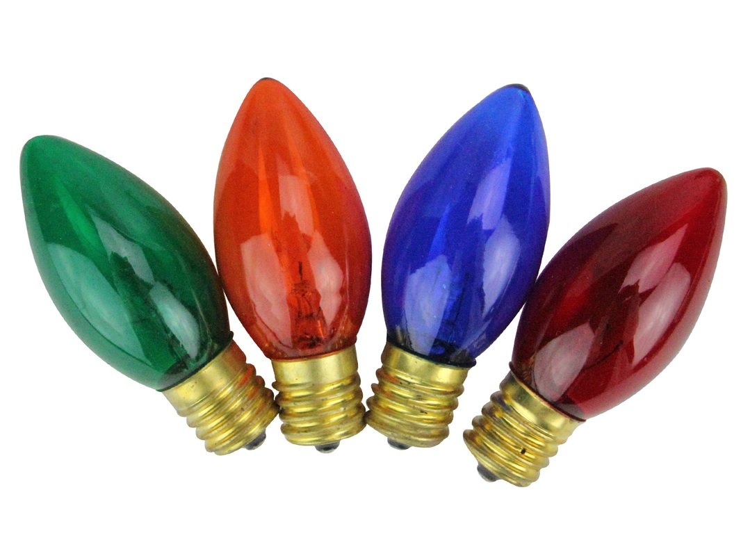 Replacement C9 Transparent Bulbs (4-pack)