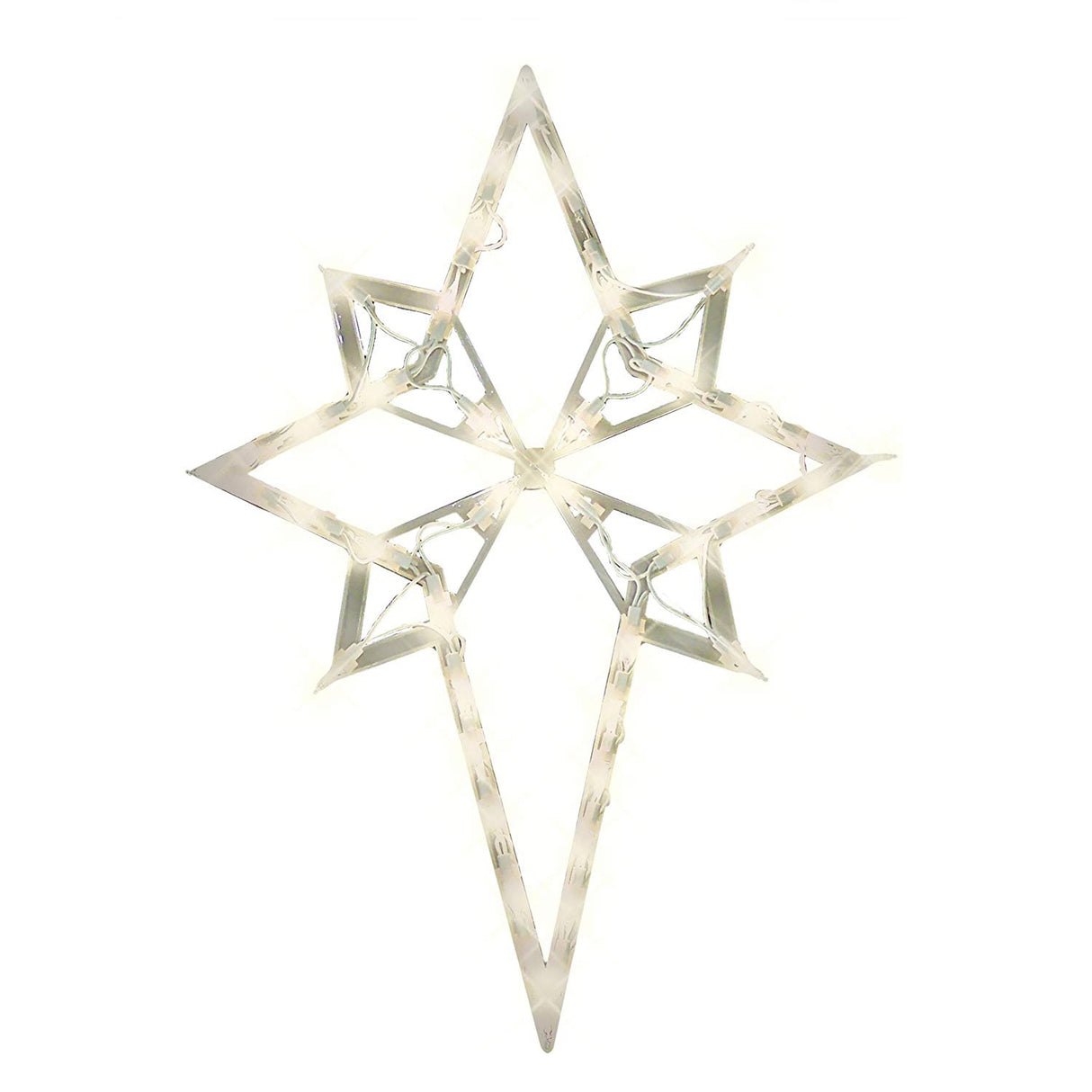 Lighted Star of Bethlehem Window Silhouette