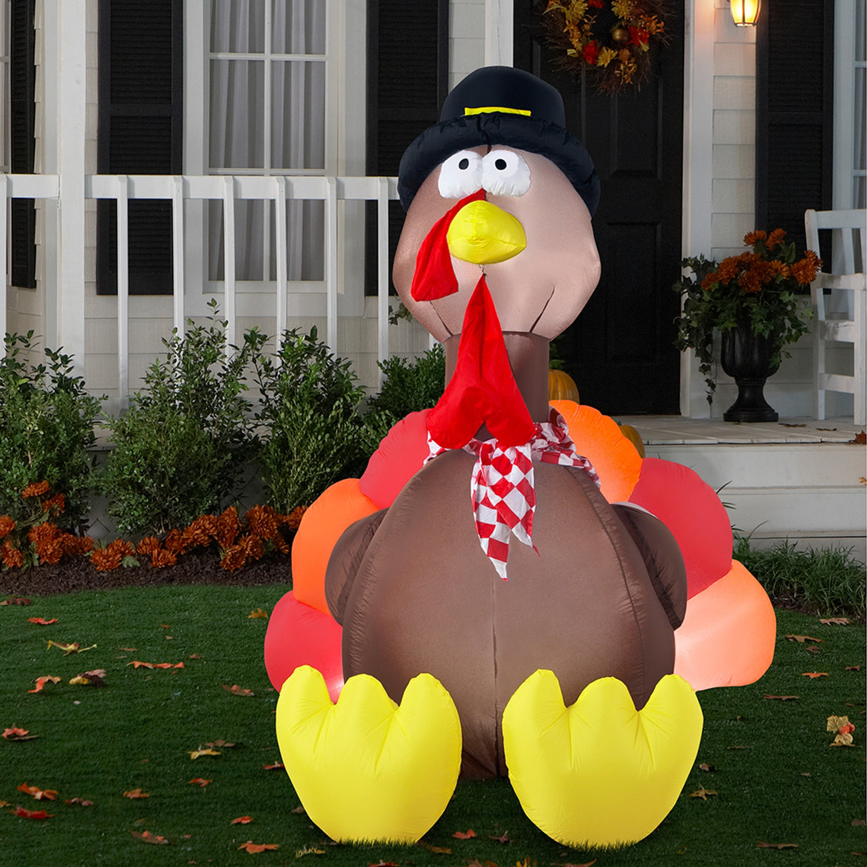 6' Airblown® Inflatable Thanksgiving Turkey Outdoor Decoration