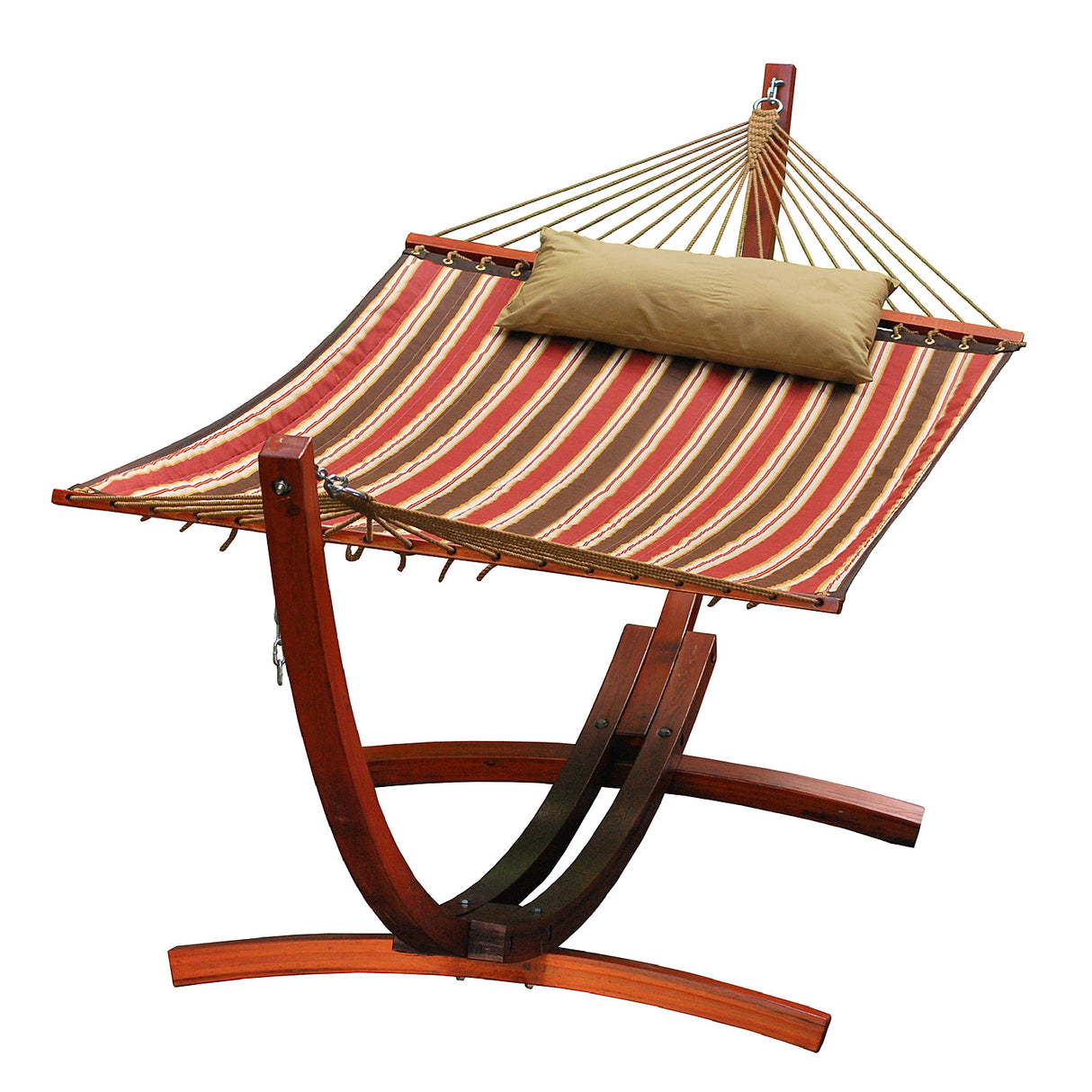 2-Point Quilted Hammock with Arc Frame Combination