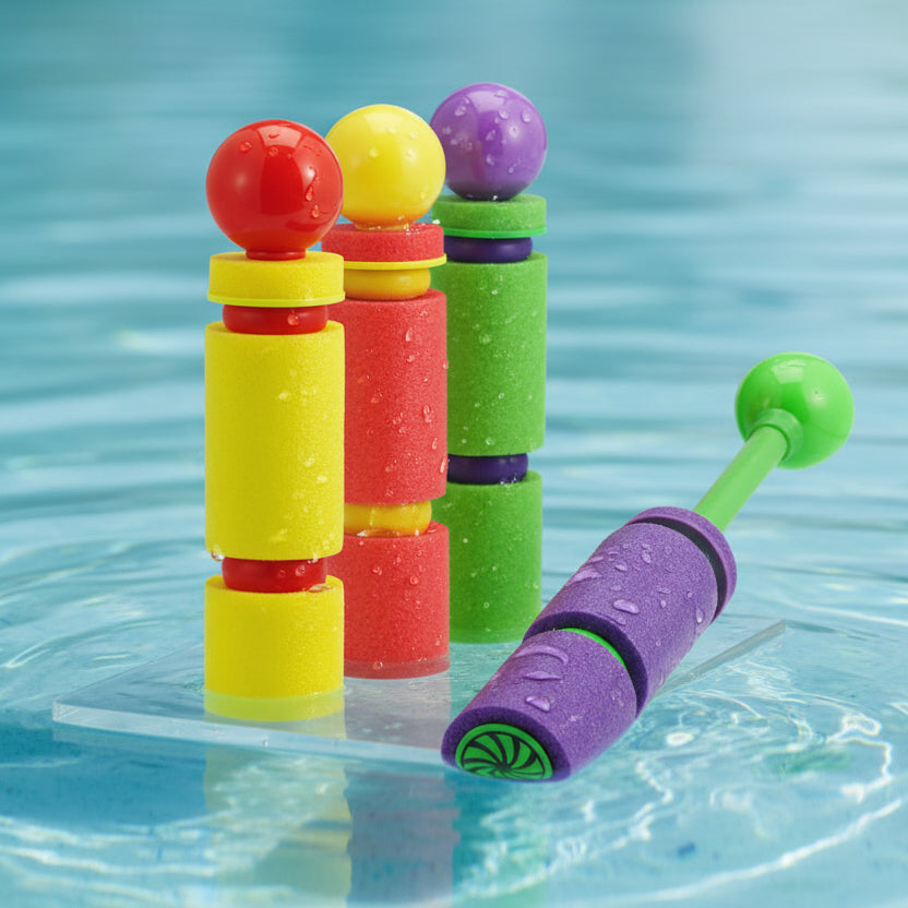 Foam water guns.