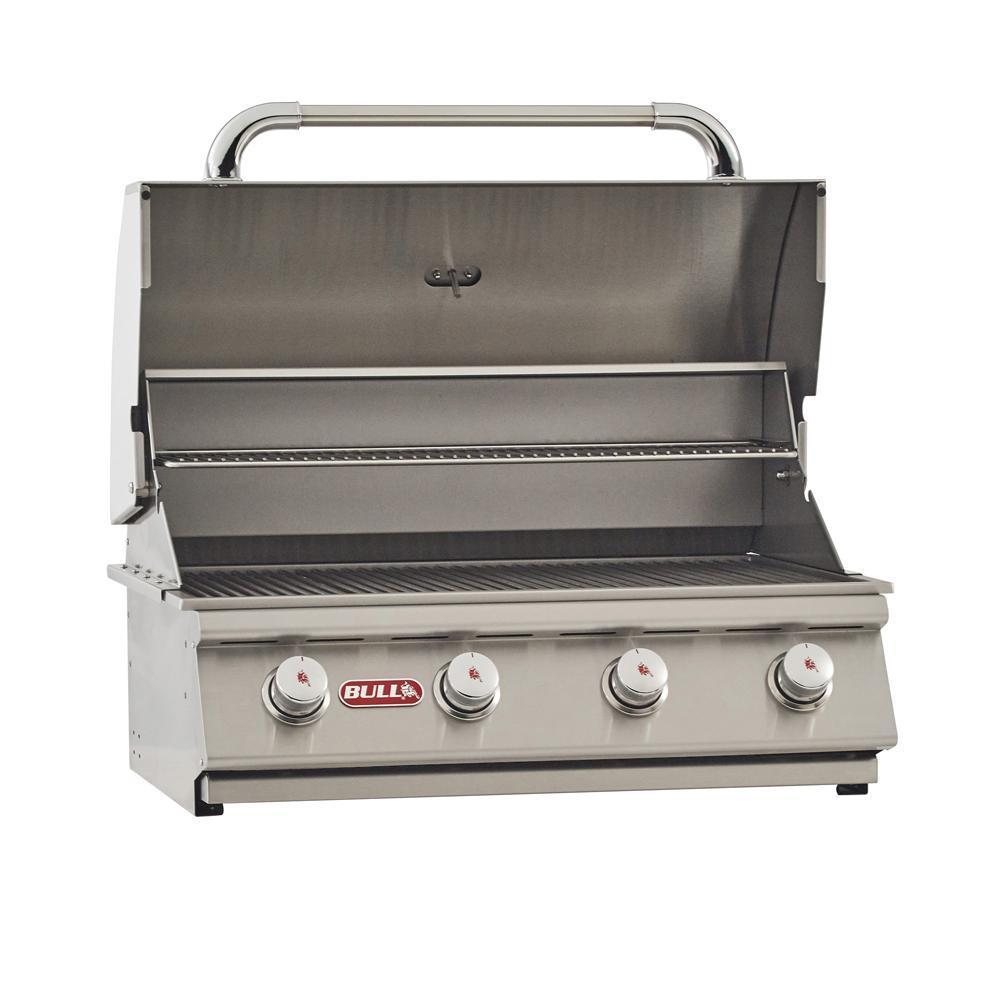 Bull Outlaw 30" 4-Burner Stainless Steel Drop-In Grill
