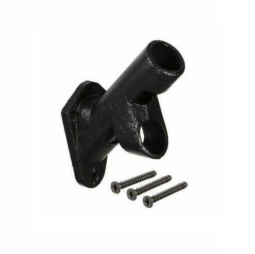 Two-Position Black Cast Iron Bracket for Flags