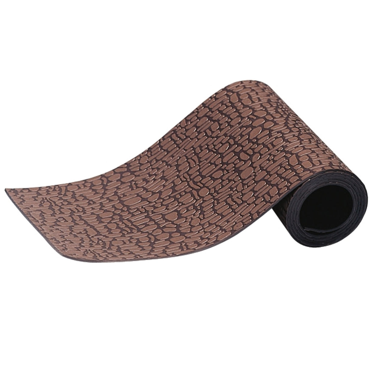 Plastic village accessory for a Lemax display. Designed to look like a brown pebble road.