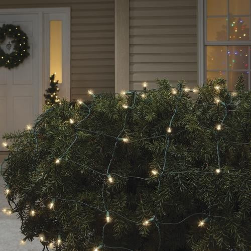 150 Shimmering Net-Style Mesh Christmas Lights