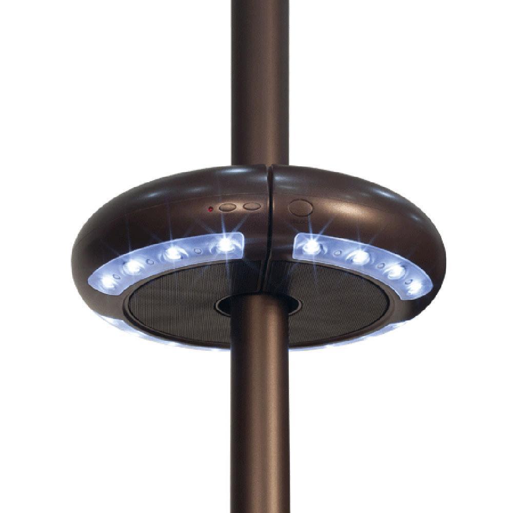 Luna Umbrella Light with Bluetooth Speaker by Treasure Garden