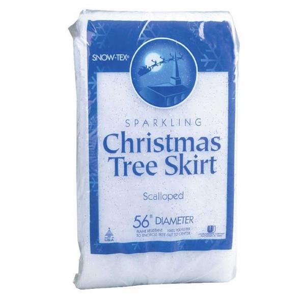Snow-Tex® Artificial Sparkling Snow Christmas Tree Skirt