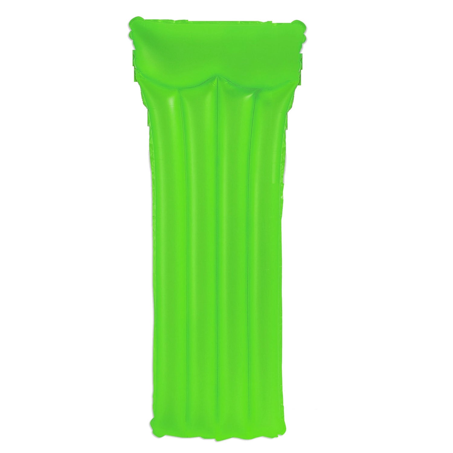 Green pool mattress.