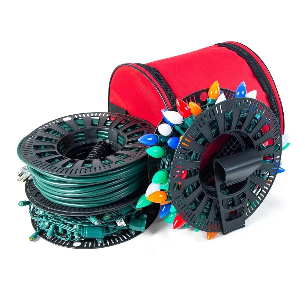 TreeKeeper Santa's Bags Install 'N Store Light Storage Bag with Reels