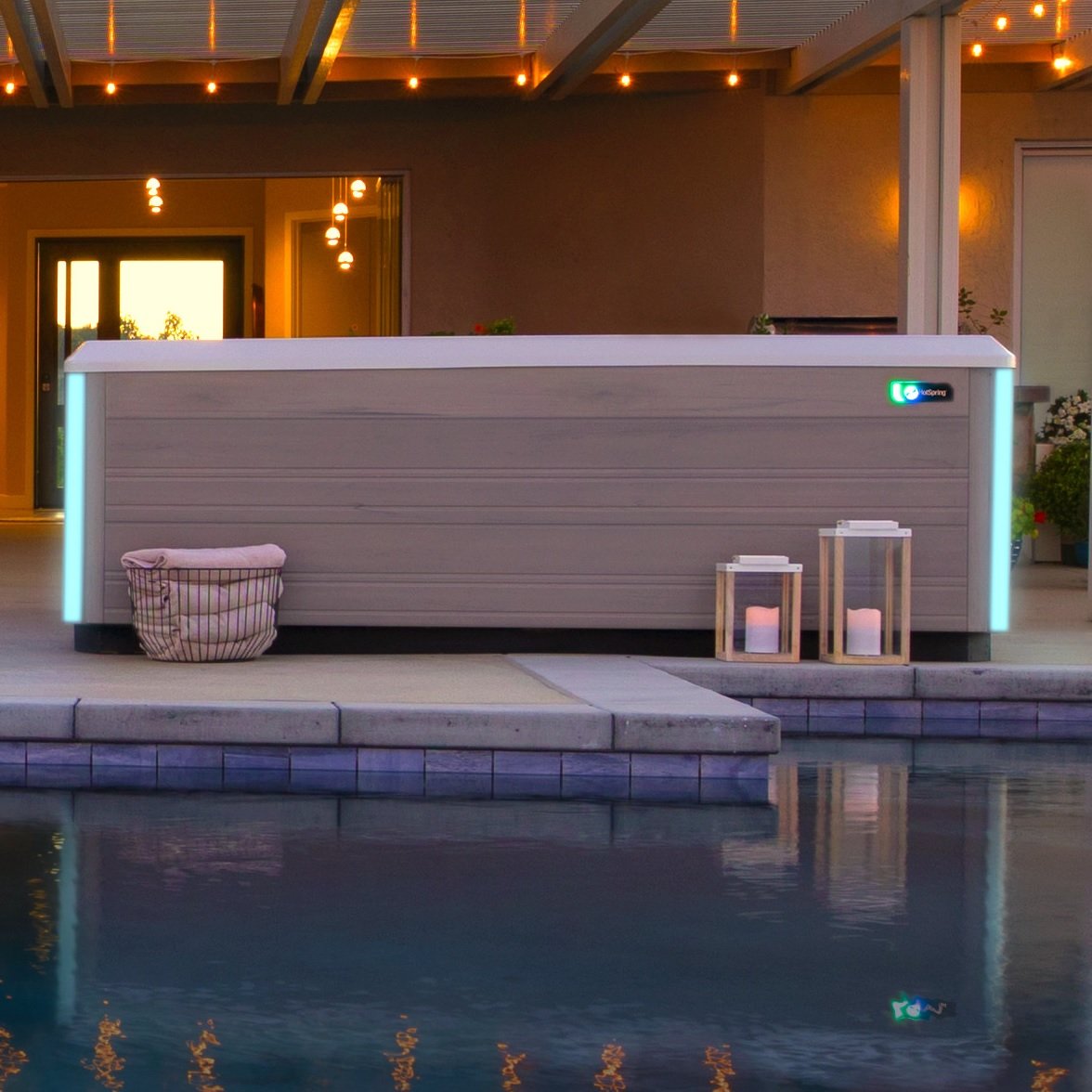 Hot Spring Limelight Collection Pulse Hot Tub