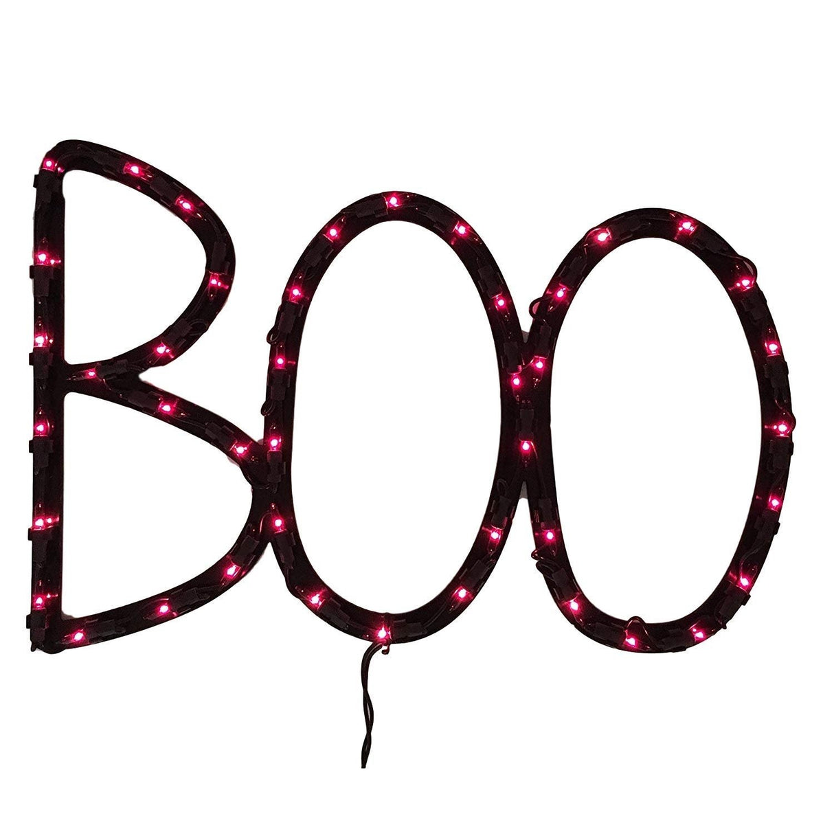 Halloween Lighted BOO Ornamental Silhouette