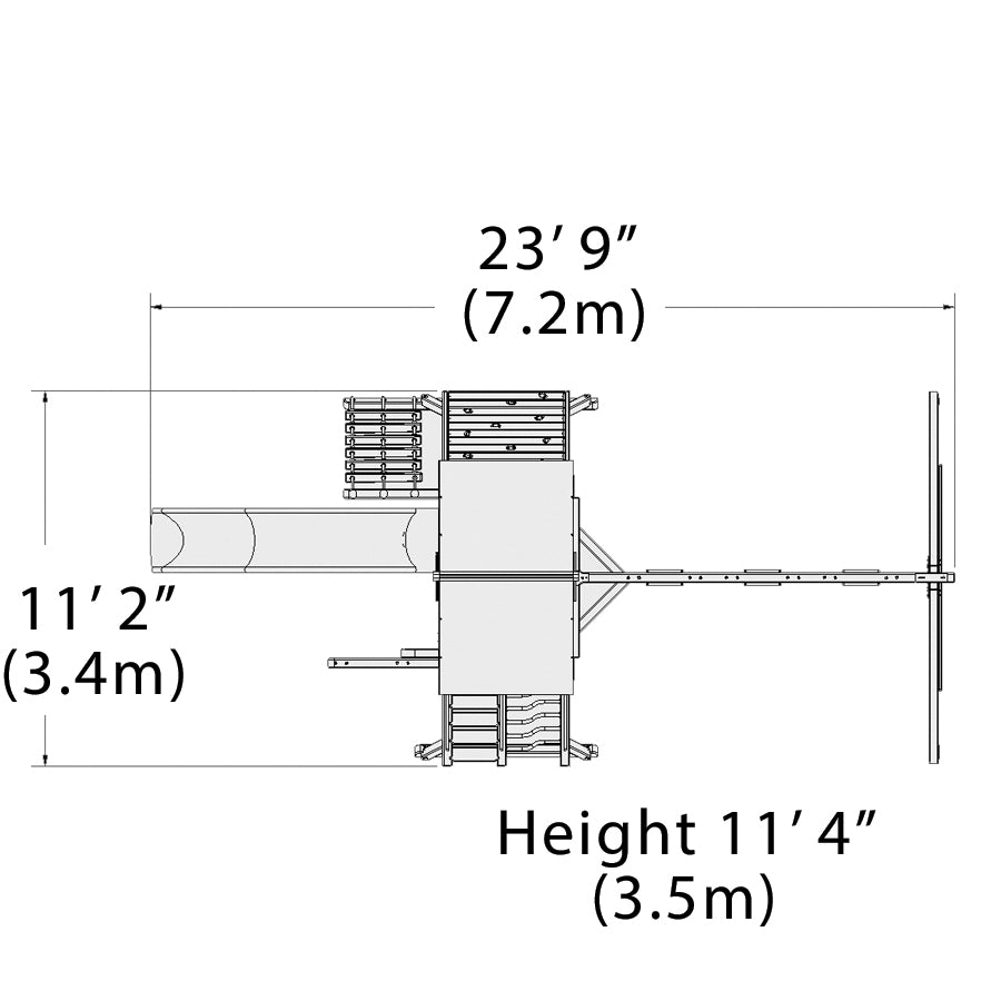 Adventure Summit 1 Play Set by Backyard Adventures