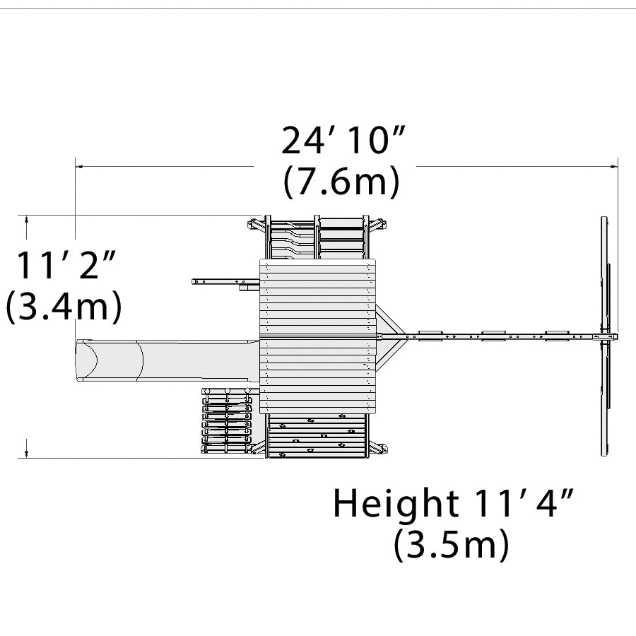 Adventure Summit XL 1 Play Set by Backyard Adventures