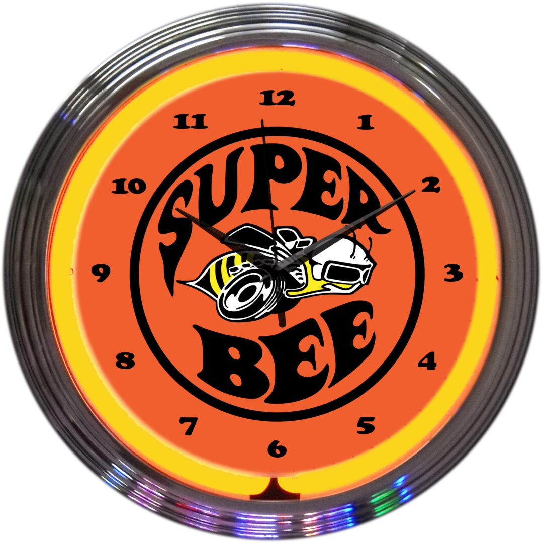 Neonetics Super Bee Neon Clock