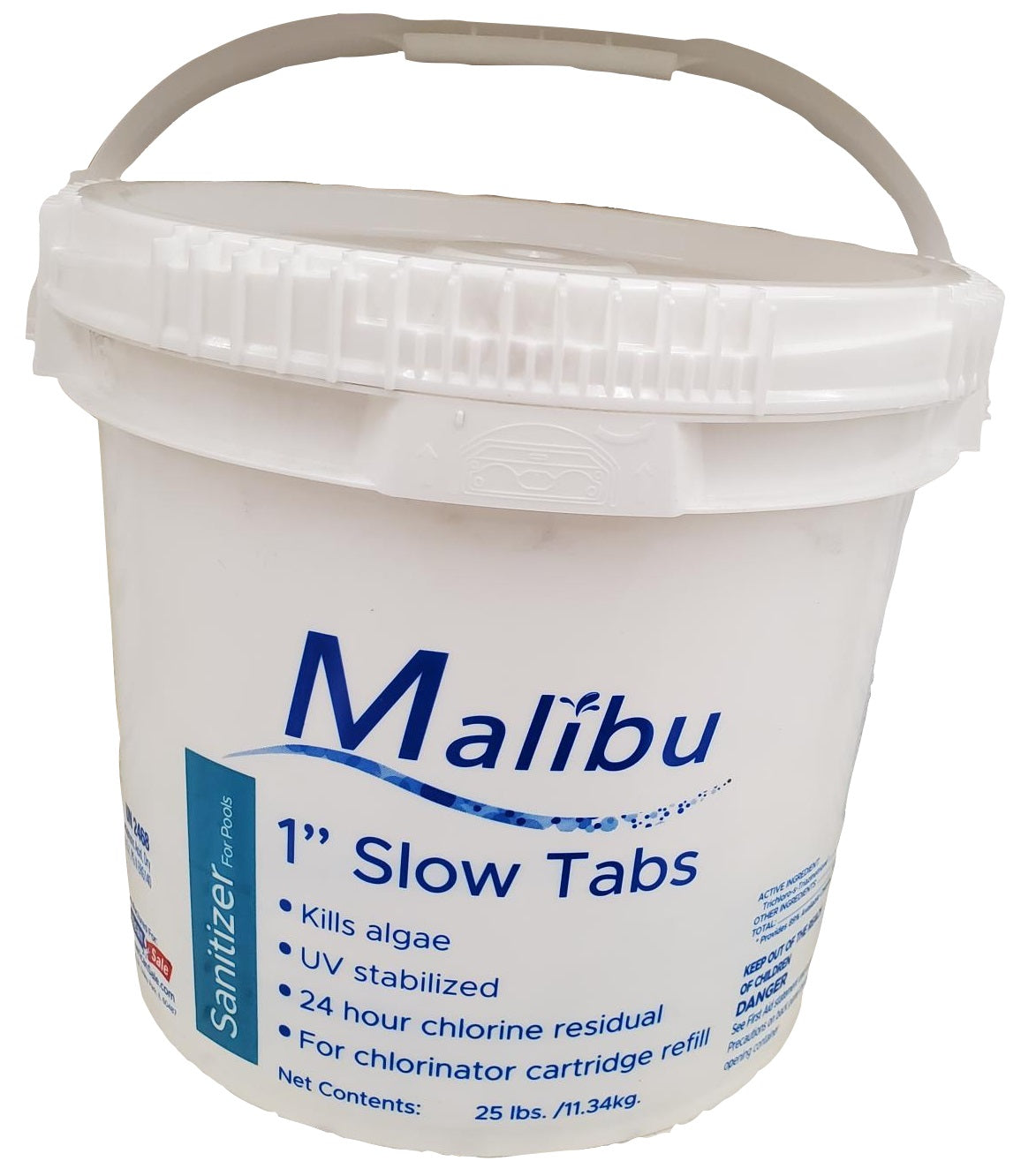 Malibu 1" Slow Tabs Sanitizer for Pools