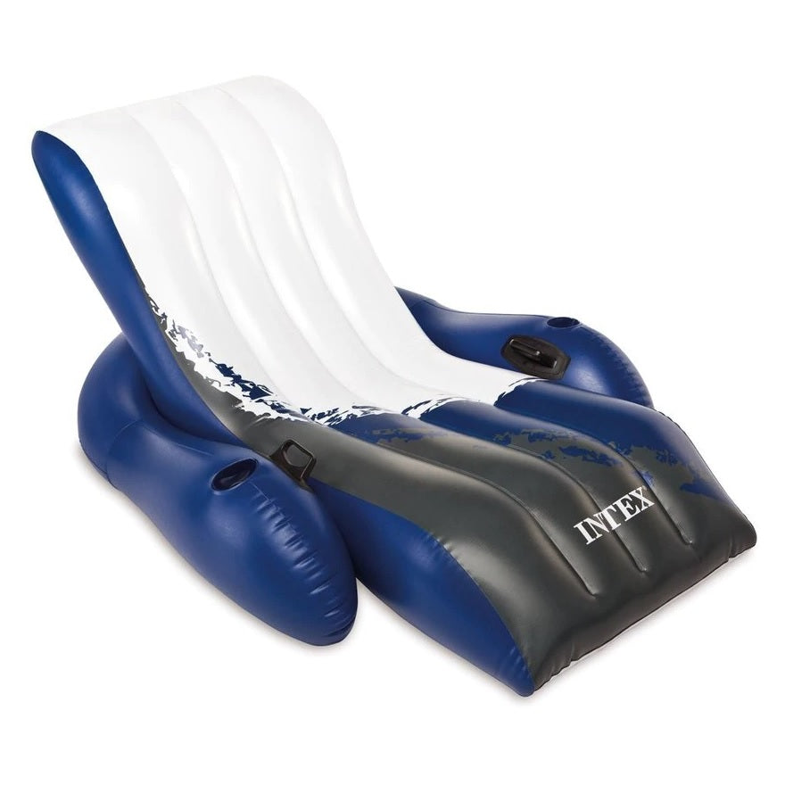 Floating pool recliner.