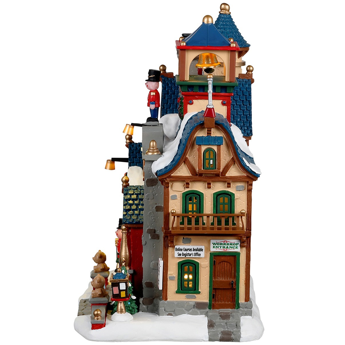 Lemax Santa's Wonderland Lighted Building: Toy Making School #25927