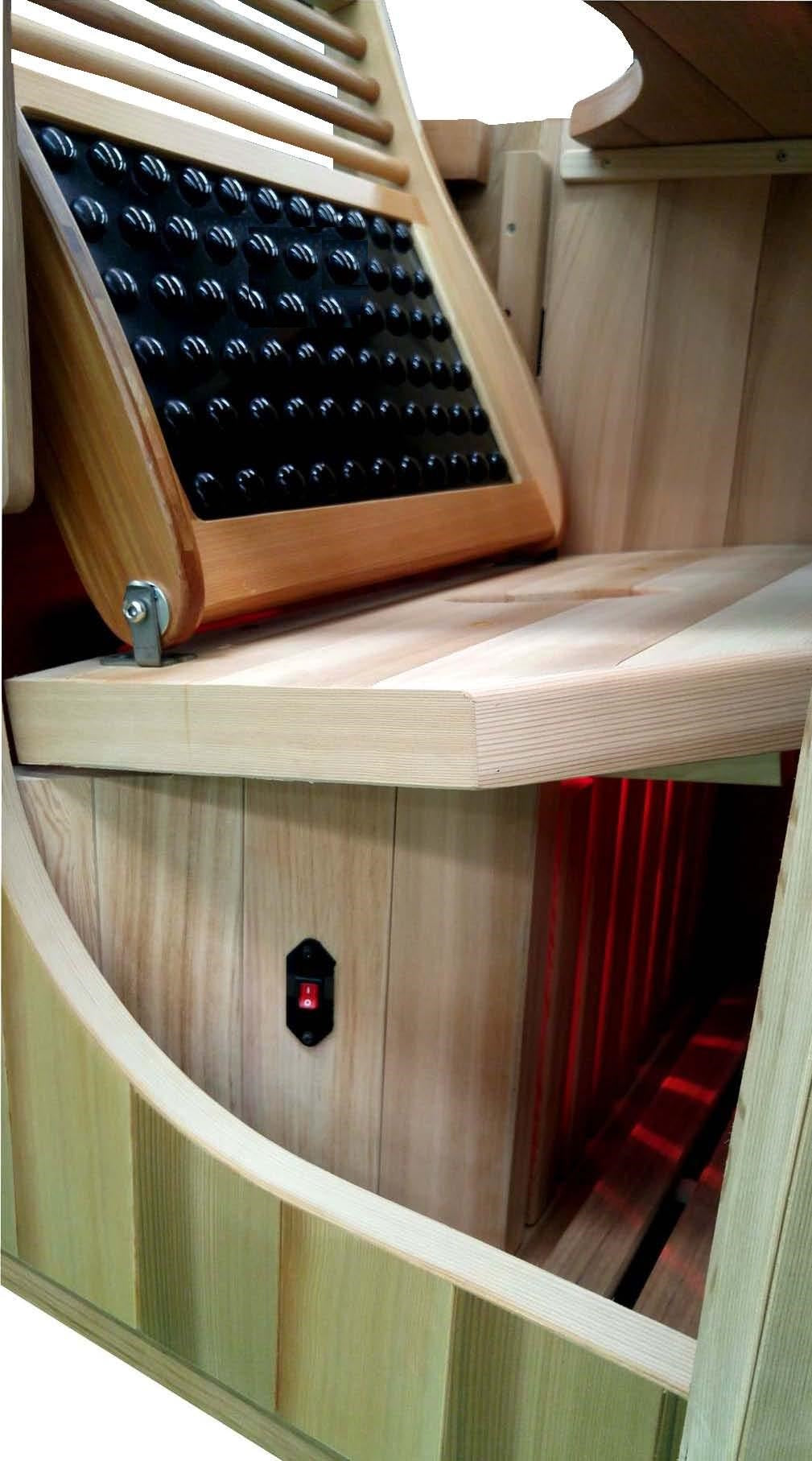 Essential Lounge Half Sauna