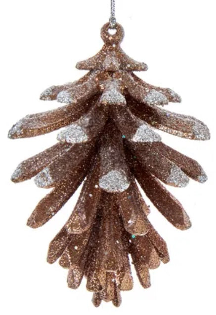 4" Natural Brown Pine Cone Ornament