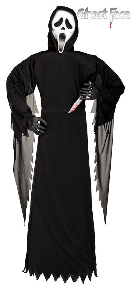 6' Ghost Face® Figure with Knife Outdoor Halloween Decoration