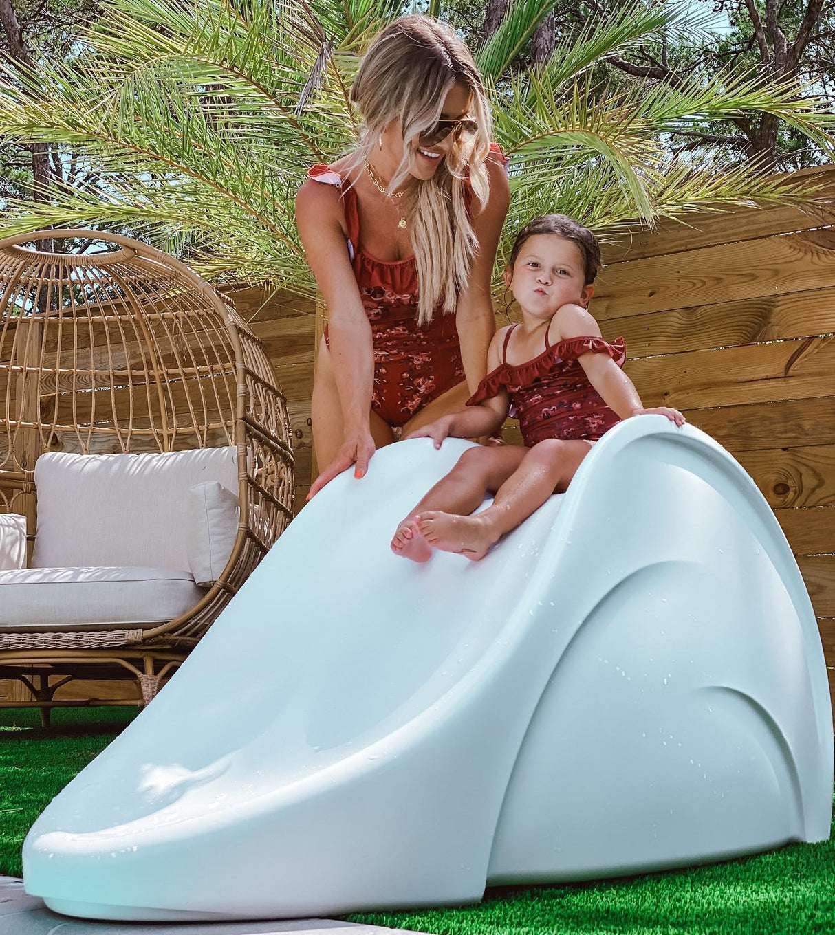 Light Blue Signature Slide from Ledge Lounger