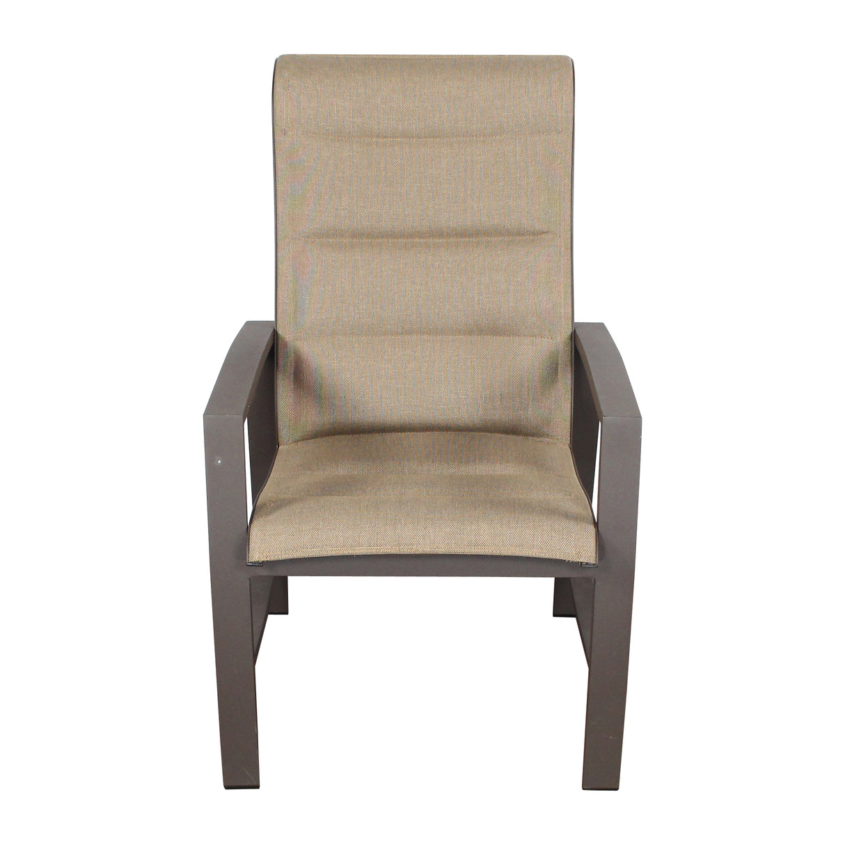 Horizon Brown Padded Sling Dining Set