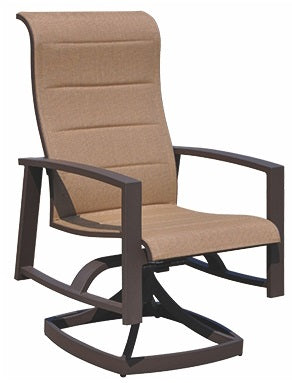 Horizon Brown Padded Sling Dining Set