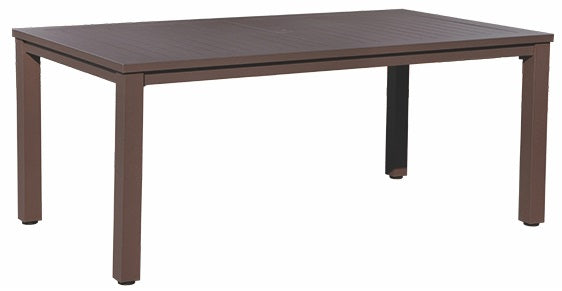 Horizon Brown Padded Sling Dining Set