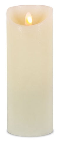 8" Flameless LED Wax Candle Light with Timer