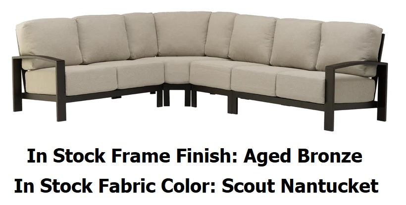 Cushioned Sahara Sectional Patio Sets