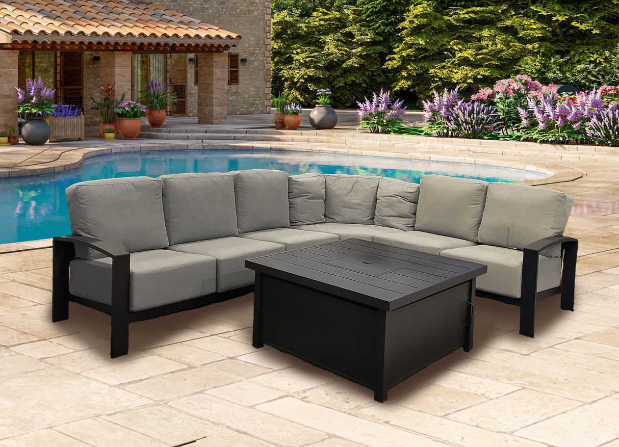 Cushioned Sahara Sectional Patio Sets
