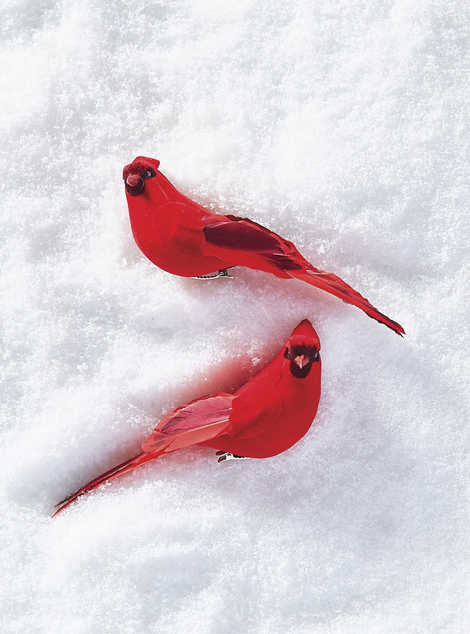 7" Clip-On Cardinal Ornament