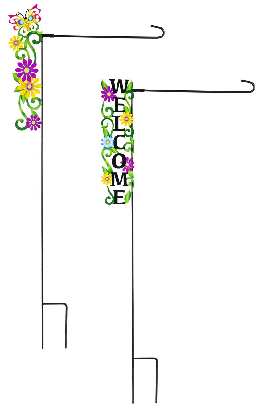 Decorative Garden Flag Stand