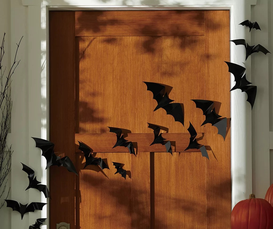 Set of 24 PVC Bats for Decorating