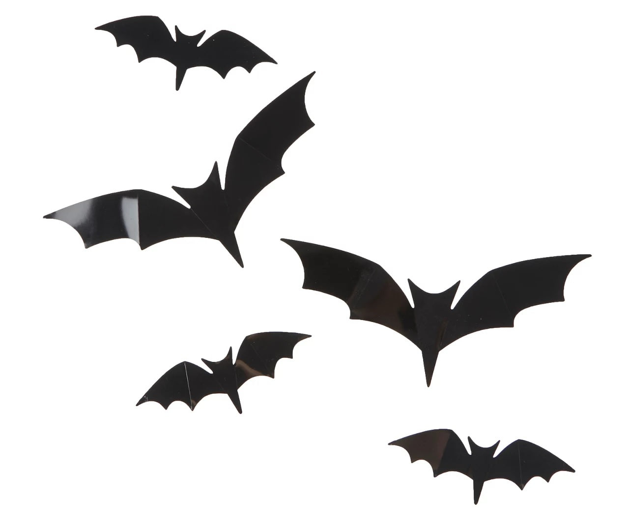 Set of 24 PVC Bats for Decorating