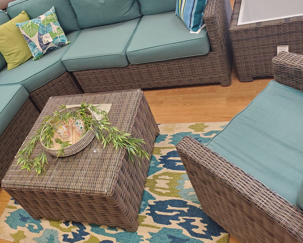 Bella Wicker Deep Seating Sectional Patio Sets