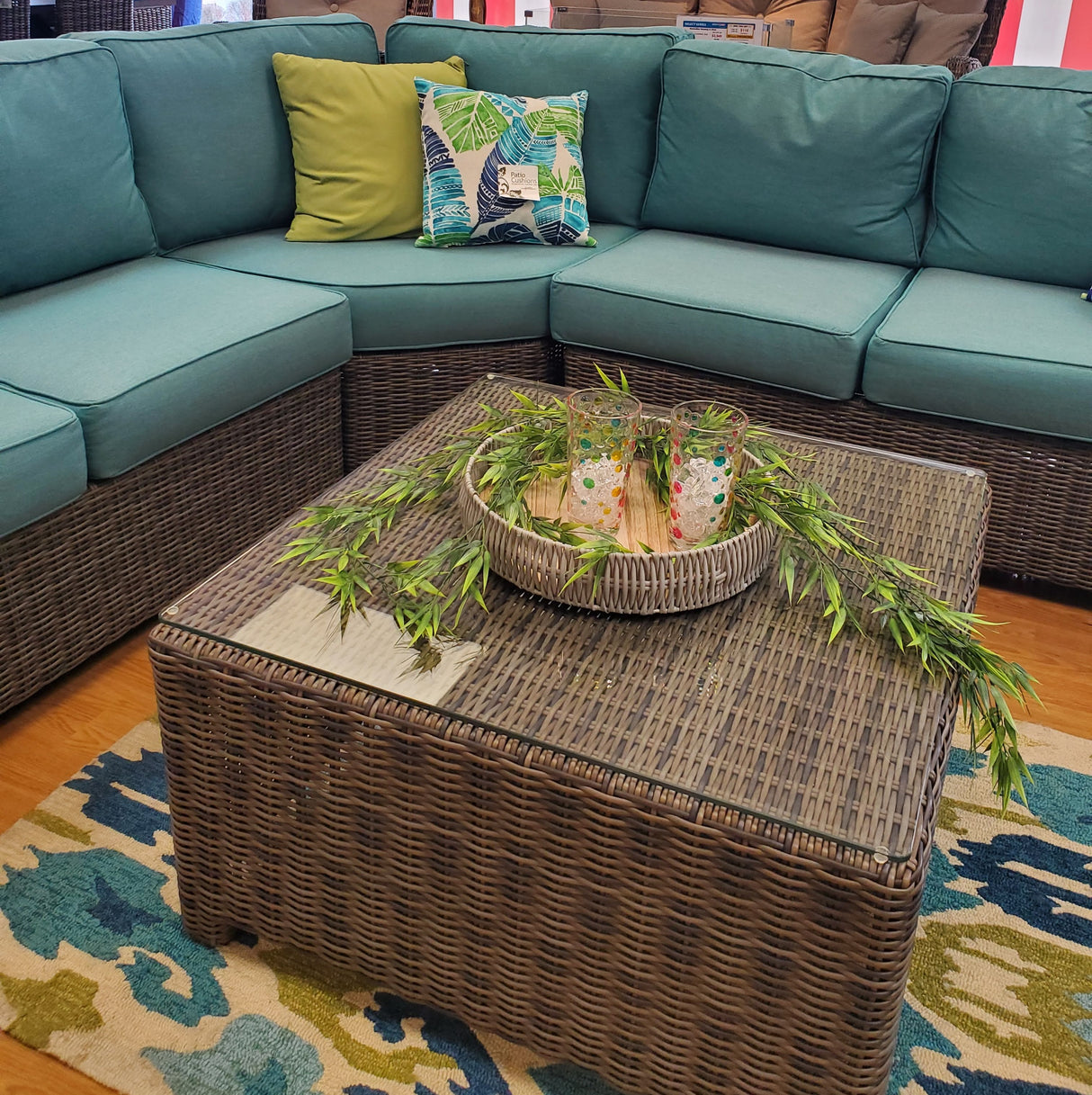 Bella Wicker Deep Seating Sectional Patio Sets