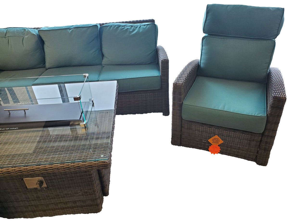 Bella Cushioned Wicker Seating & Chat Sets